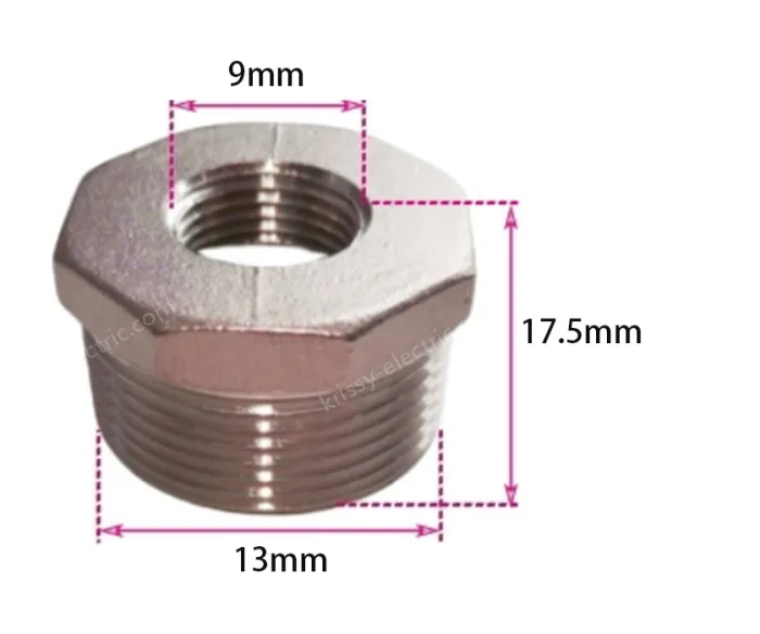 304/2 point/1 point stainless steel core inner and outer wire conversion joint